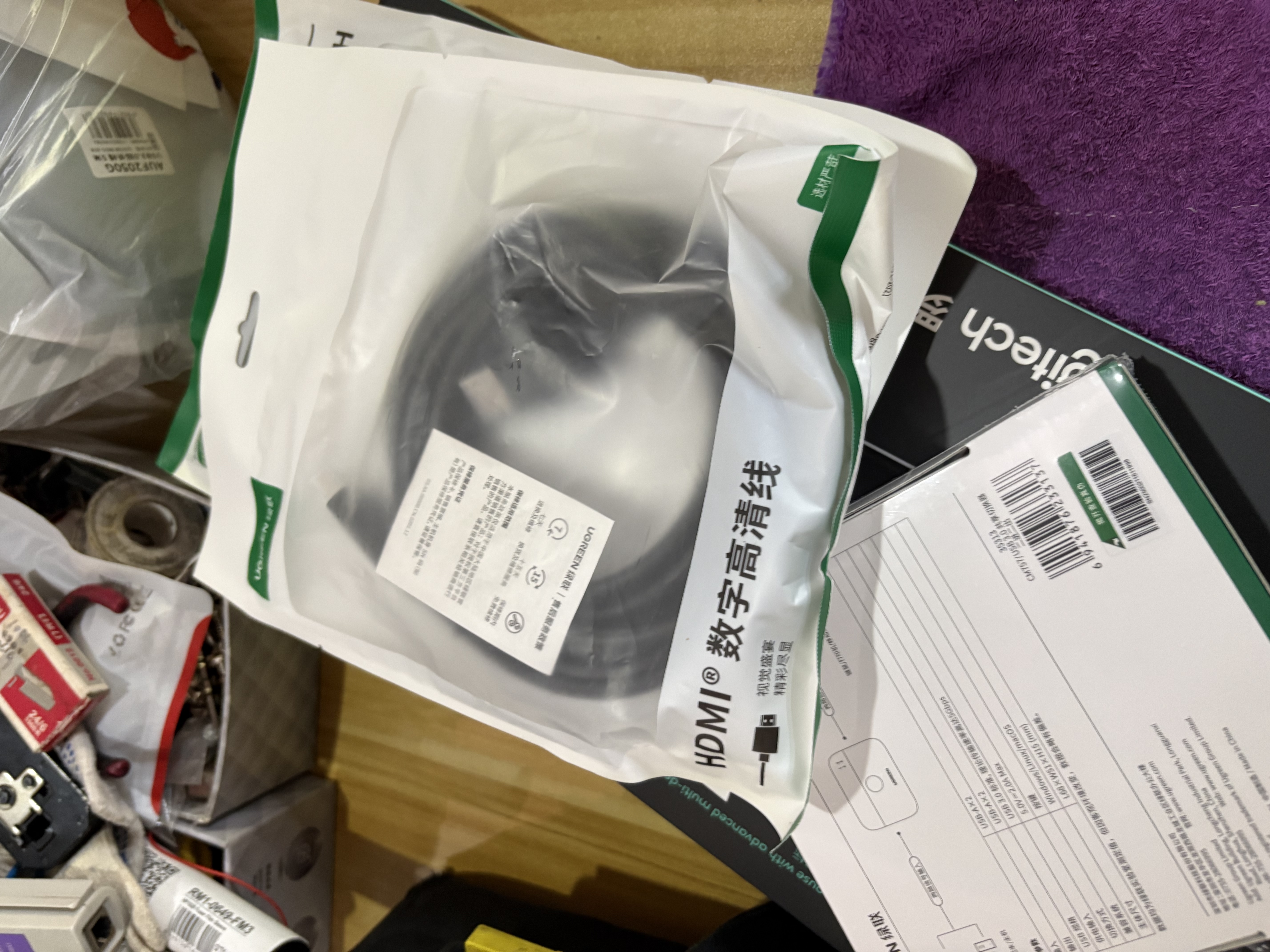 绿联DP转DVI转换线 Displayport转DVI公对公高清转接头 适用电脑接显示器投影仪连接线 2米 10221 实拍图