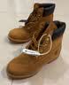添柏岚（Timberland）踢不烂经典大黄靴高帮马丁靴户外防水童鞋青少年女12909W小麦37.5 实拍图