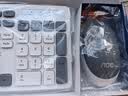 AOC KM720无线键盘鼠标套装 电脑键盘 撞色键盘 防溅洒设计 商务办公家用键盘 白色 实拍图