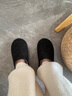 内泊乳胶棉拖鞋男冬季天女士羊毛毛防臭防滑静音保暖大码家居舒服软底 岩茶 43-44 正码正拍 实拍图
