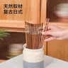 京东京造 筷子 家用食品接触级餐具铁木日式分餐【天然原木】6双礼盒装 实拍图