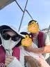 啄木鸟（TUCANO）大帽檐黑胶防晒帽子女夏季遮脸防紫外线空顶遮阳帽贝壳太阳渔夫帽 实拍图