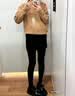 完美记忆打底裤女秋冬外穿显瘦美腿塑形光腿神器竖条纹加绒加厚保暖连裤袜 实拍图