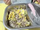 乐扣乐扣宝宝分餐盘316L不锈钢辅食盘园打饭儿童餐具两分格吃饭盘饭盒 实拍图