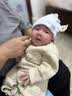 贝肽斯婴儿帽子四季款0-3个月新生儿男女宝宝胎帽初生a类双层护囟门帽 实拍图