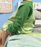 G.duck小黄鸭儿童连体睡衣春秋薄款婴儿宝宝防踢睡袋男童卡通恐龙家居服 绿色 100 尺码2~3岁【 90-100cm】 实拍图