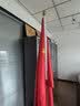 易利丰（elifo）办公室国旗落地旗杆固定摆件党旗带杆带底座立式会议室内伸缩五星红旗架2米旗帜4号标准装饰用品 实拍图