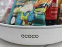 ecoco厨房旋转置物架多功能调料收纳架加厚调料瓶托盘收纳盒E2022灰色 实拍图
