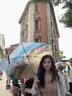 MAMORU日本油画艺术太阳伞超轻防晒防紫外线女小巧便携晴雨两用遮阳 实拍图