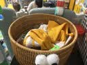 范爷家小怪兽可爱仿藤编收纳筐玄关杂物钥匙收纳盒零食水果桌面茶几置物 实拍图