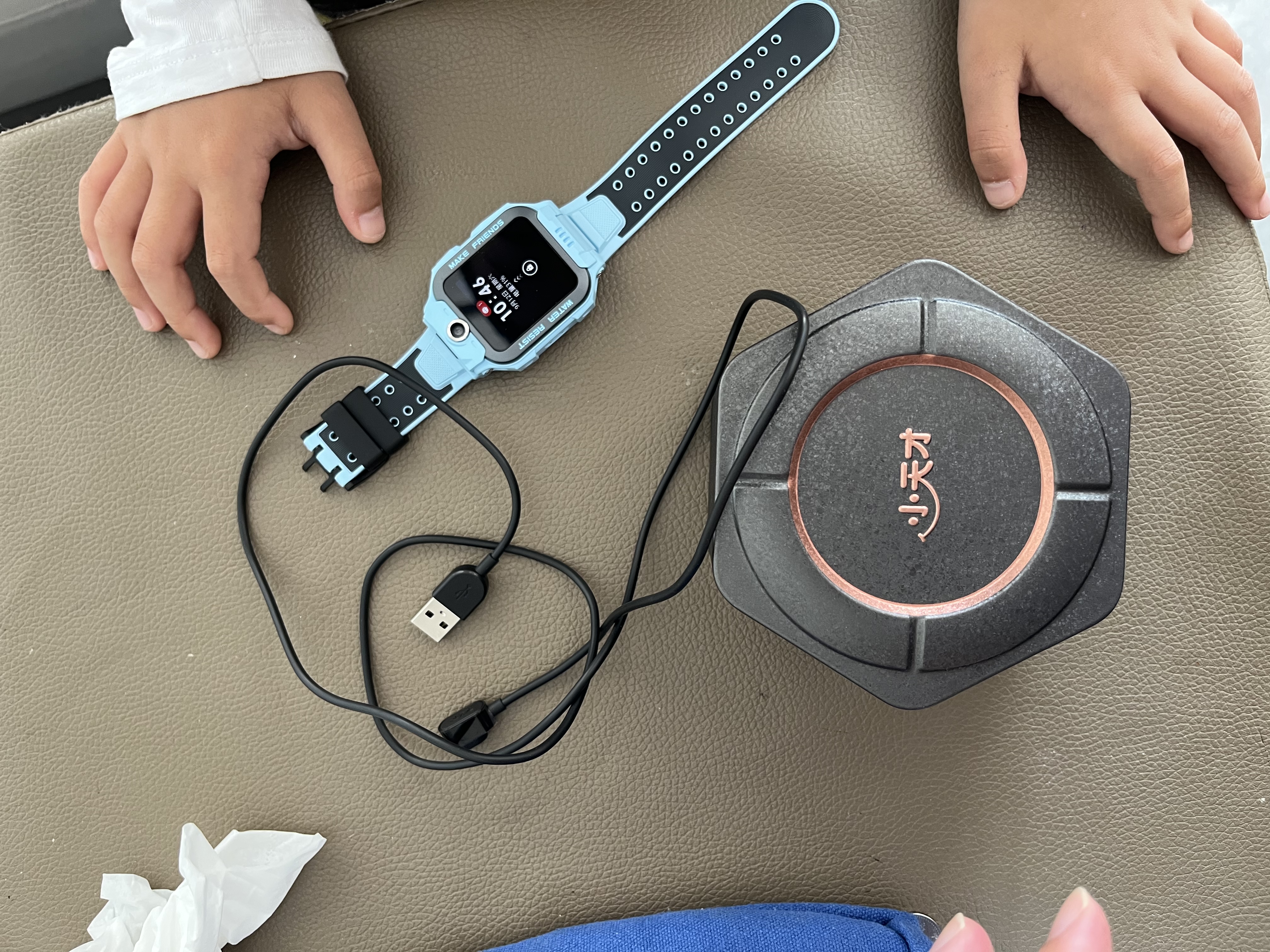 小天才儿童电话手表Z6Pro天境蓝防水GPS定位儿童智能手表 学生4G视频拍照双摄男女表 实拍图