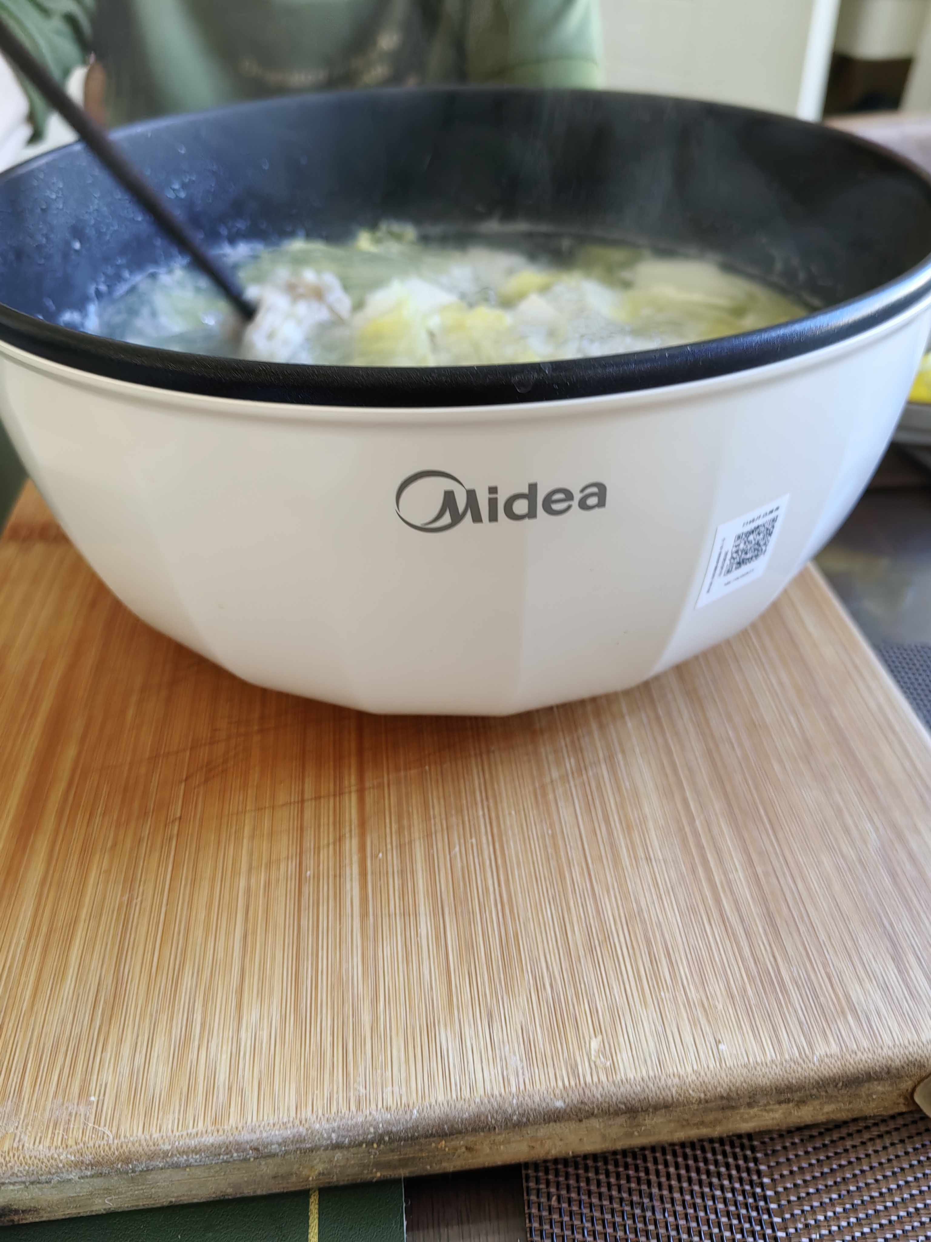 美的（Midea）电炒锅不粘锅电煮锅电蒸锅电火锅多用途锅大容量大功率一体炒菜锅家用蒸煮煎炒炸多功能锅新款 3.5L 【油温红灯提醒】HCG2571 实拍图