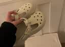 卡骆驰（CROCS）经典玛丽珍芭蕾洞洞鞋|210581 亚麻色   36 /37(220mm) 实拍图