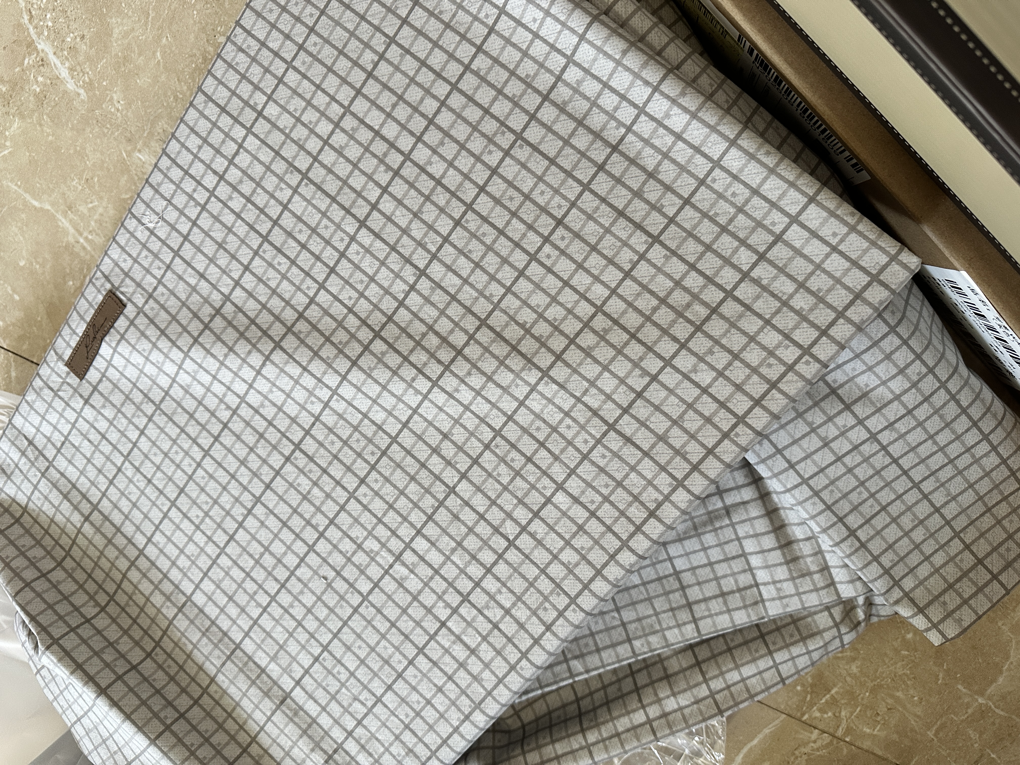 罗莱家纺 100%纯棉抗菌四件套全棉床上用品床单被套 灰 200*230cm 京东定制款 实拍图