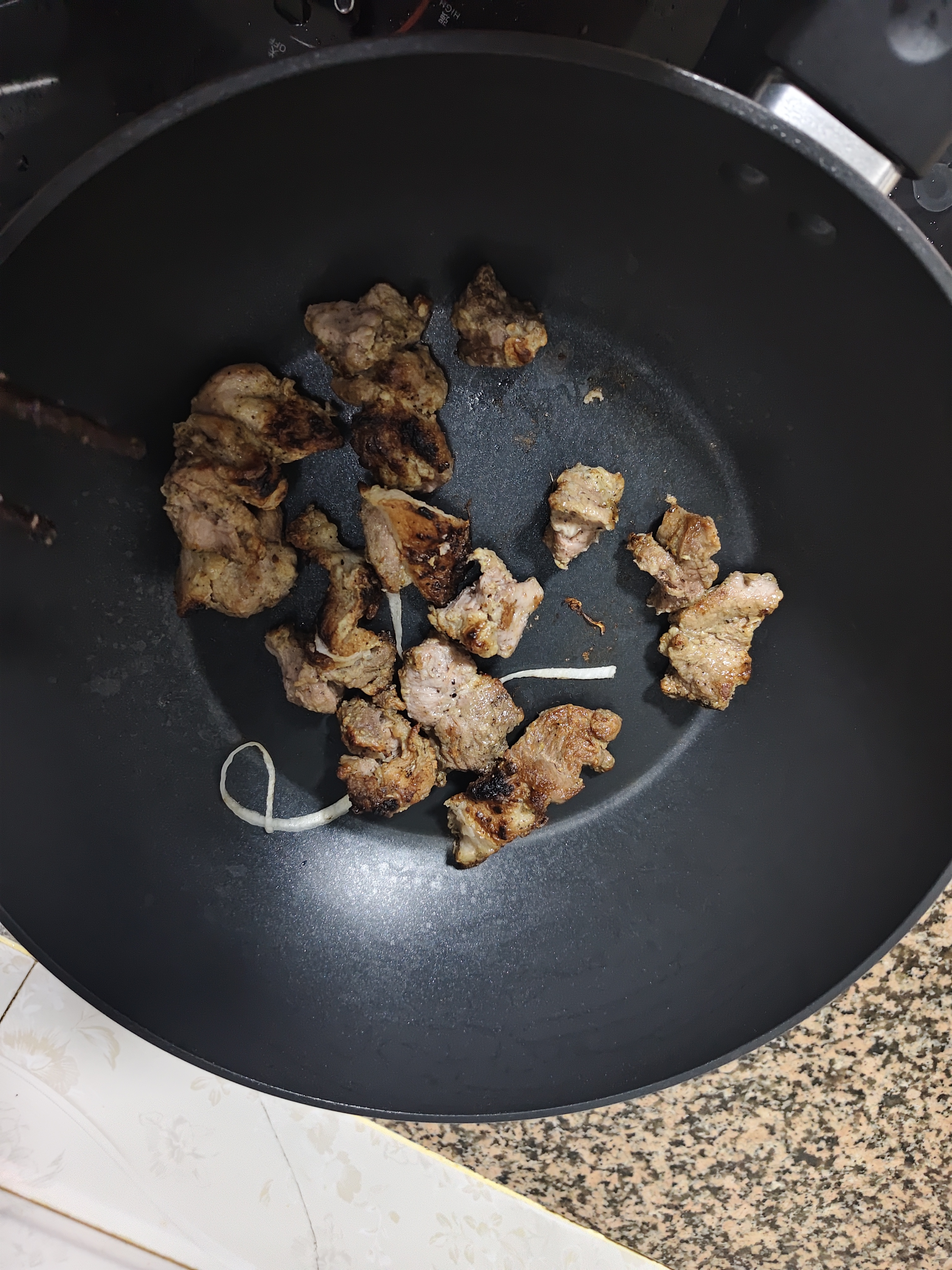 苏泊尔（SUPOR）不粘锅炒锅 平底炒菜锅牛排煎锅少油烟28cm电磁炉燃气通用 实拍图