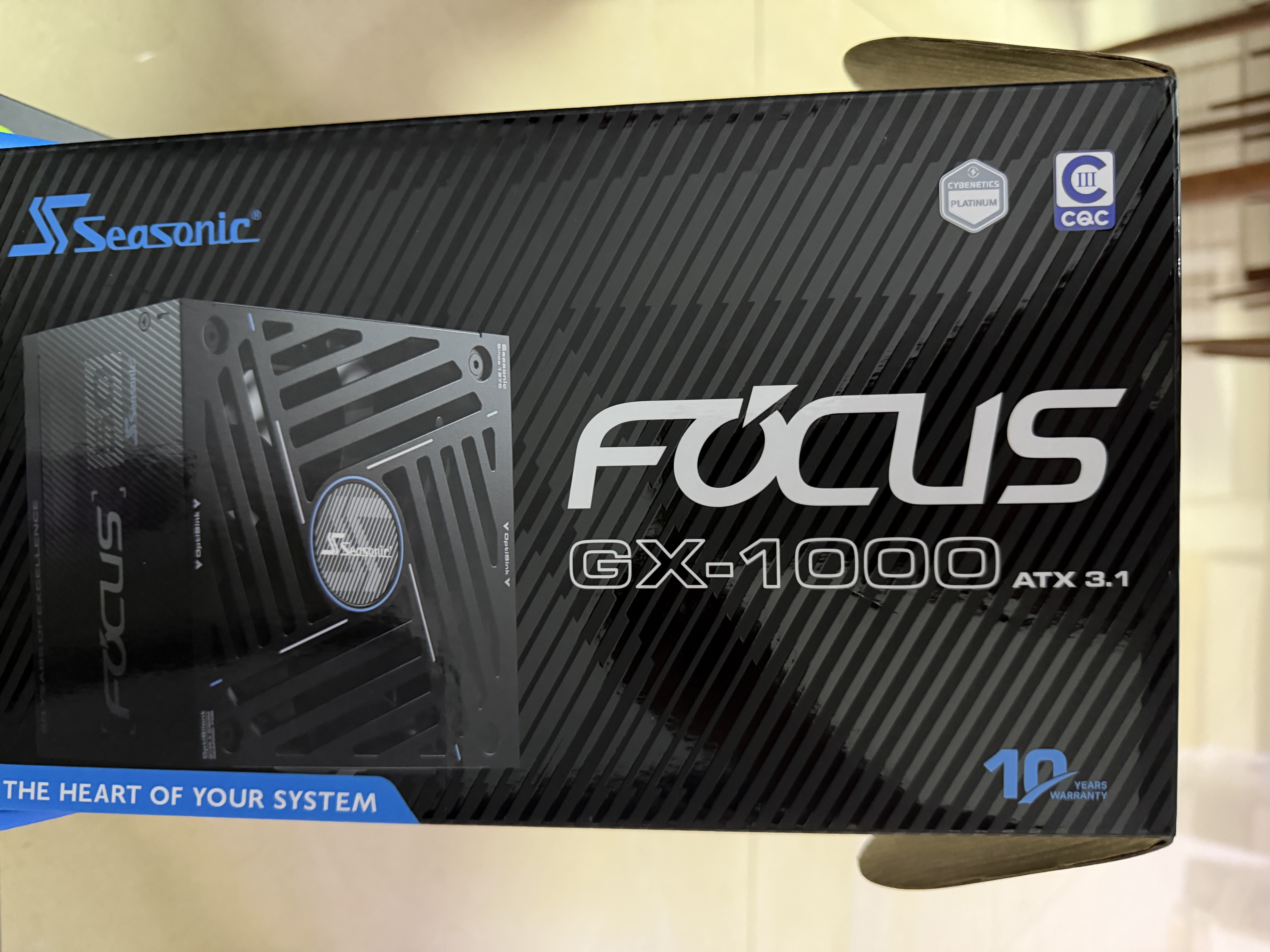 海韵（SEASONIC）【FOCUS v5 GX】1000W 双色线材白金认证 电脑电源｜A级声学认证｜ATX 3.1｜CQC3级｜支持5090显卡 实拍图