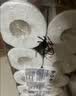 清风有芯卷纸 金装4层140克*10卷 厚实卷纸 卫生纸厕纸 卷筒纸纸巾 实拍图