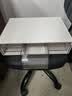 得力（deli）一层三格桌面收纳盒 抽屉式办公室书桌用品文具文件分类多层储物盒 防尘盒 白色PK106 实拍图