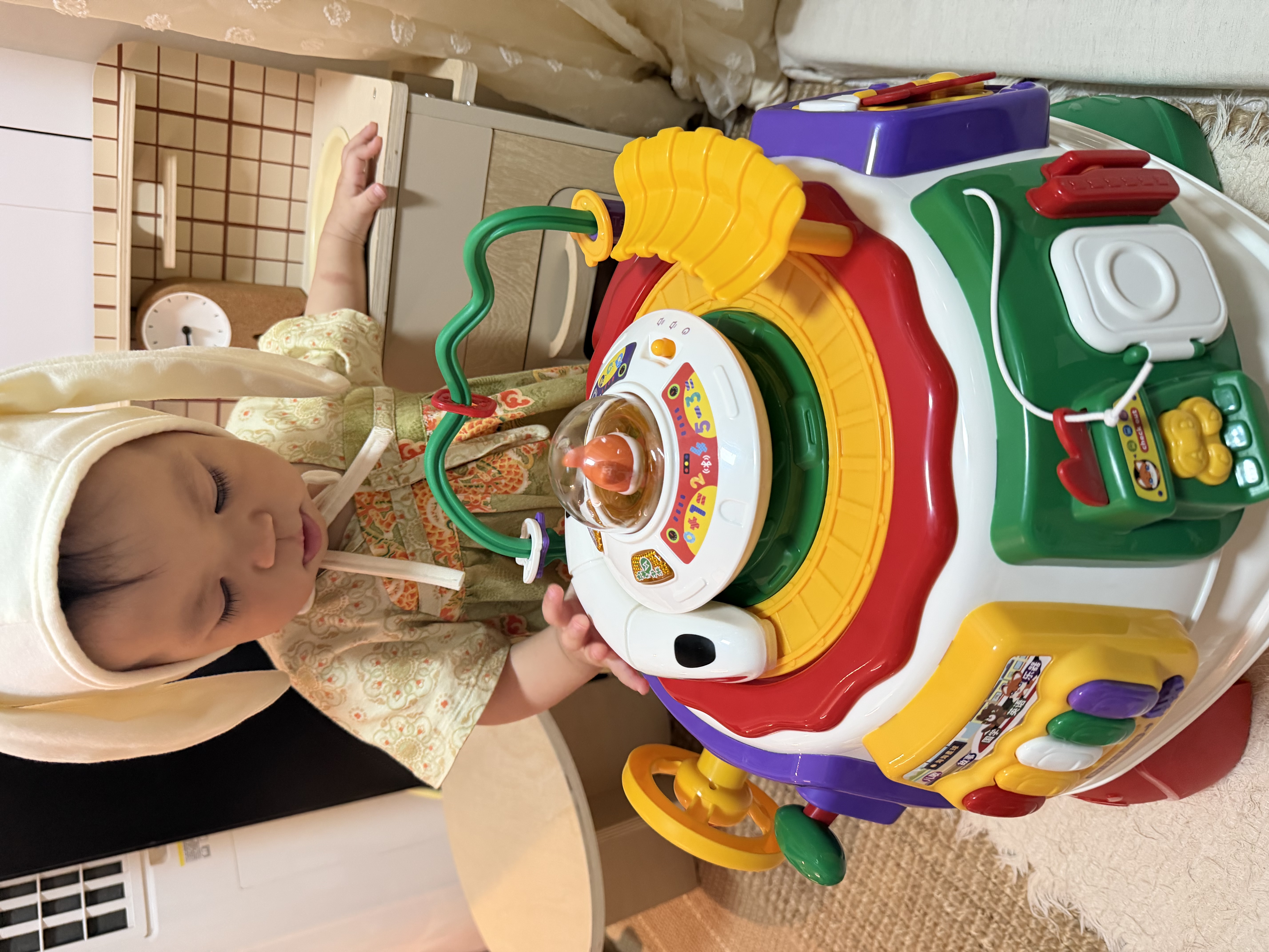 淘淘天才早教百宝箱游戏桌儿童玩具1-3岁婴儿益智六面体宝宝生日周岁礼物2 实拍图