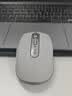 罗技（Logitech）大师系列 MX Anywhere 3S 静音鼠标 无线蓝牙双模 商务办公 便携 太空银 接收器另购 苹果鼠标适配 实拍图