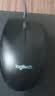 罗技（Logitech）M91P（同M90外型）有线鼠标 家用办公鼠标 电脑笔记本鼠标 左右手通用对称鼠标  黑色 实拍图