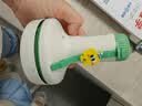 天文桌面吸尘器迷你便携手持橡皮擦吸尘器电动橡皮屑清洁器自动小学生大吸力清洁器 W020云朵青提白绿 实拍图