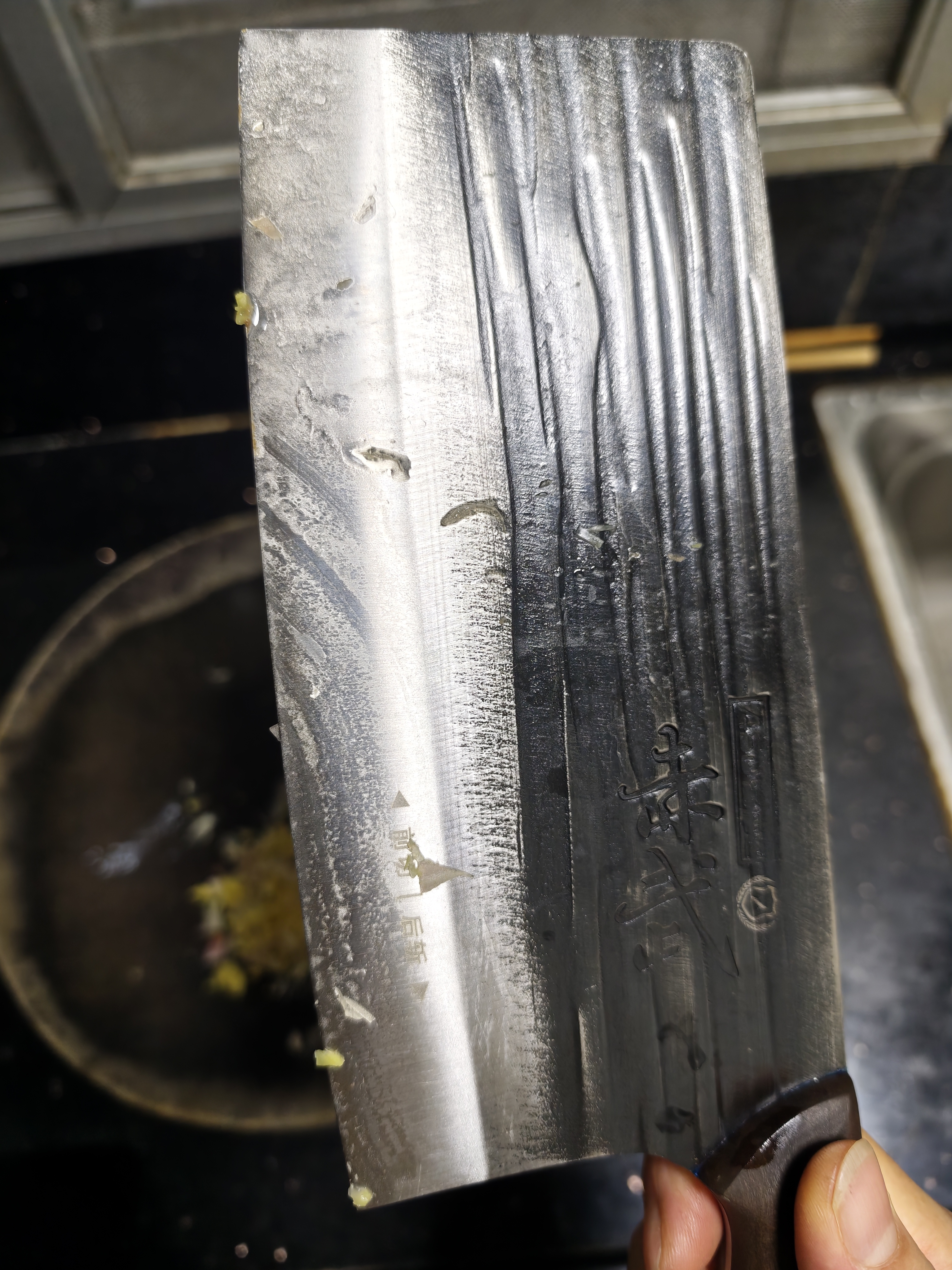 爱仕达（ASD）刀具 家用厨房切菜刀专业锻打锋利防锈耐用斩切刀RDG8A2WG 实拍图