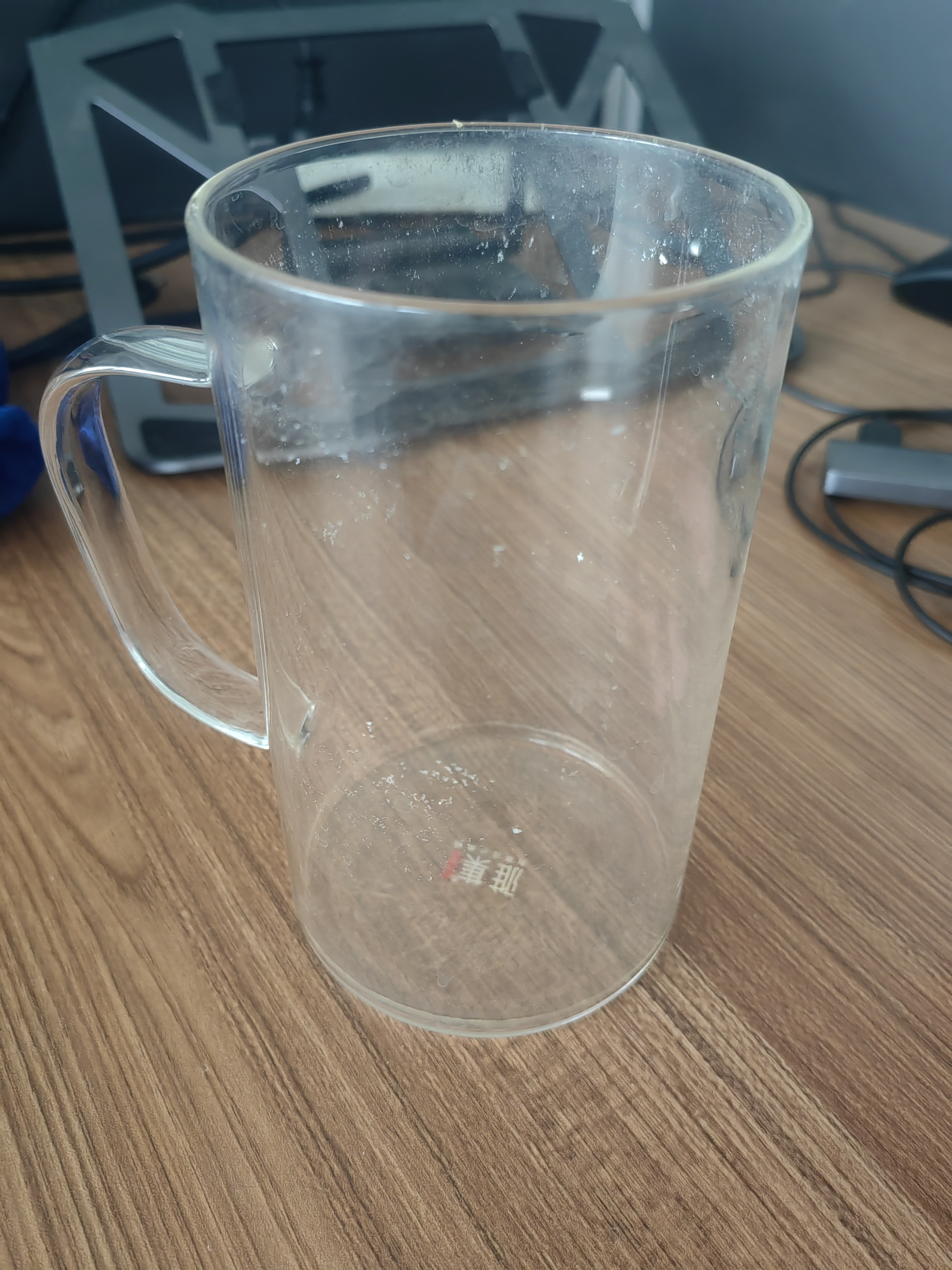 雅集豪饮杯玻璃杯办公室 耐热大容量办公水杯 男士带盖泡茶杯子850ml 实拍图