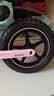 酷骑儿童平衡车1-6岁宝宝滑步车12寸轻便车身初学者S2樱霞粉 酷奇 实拍图