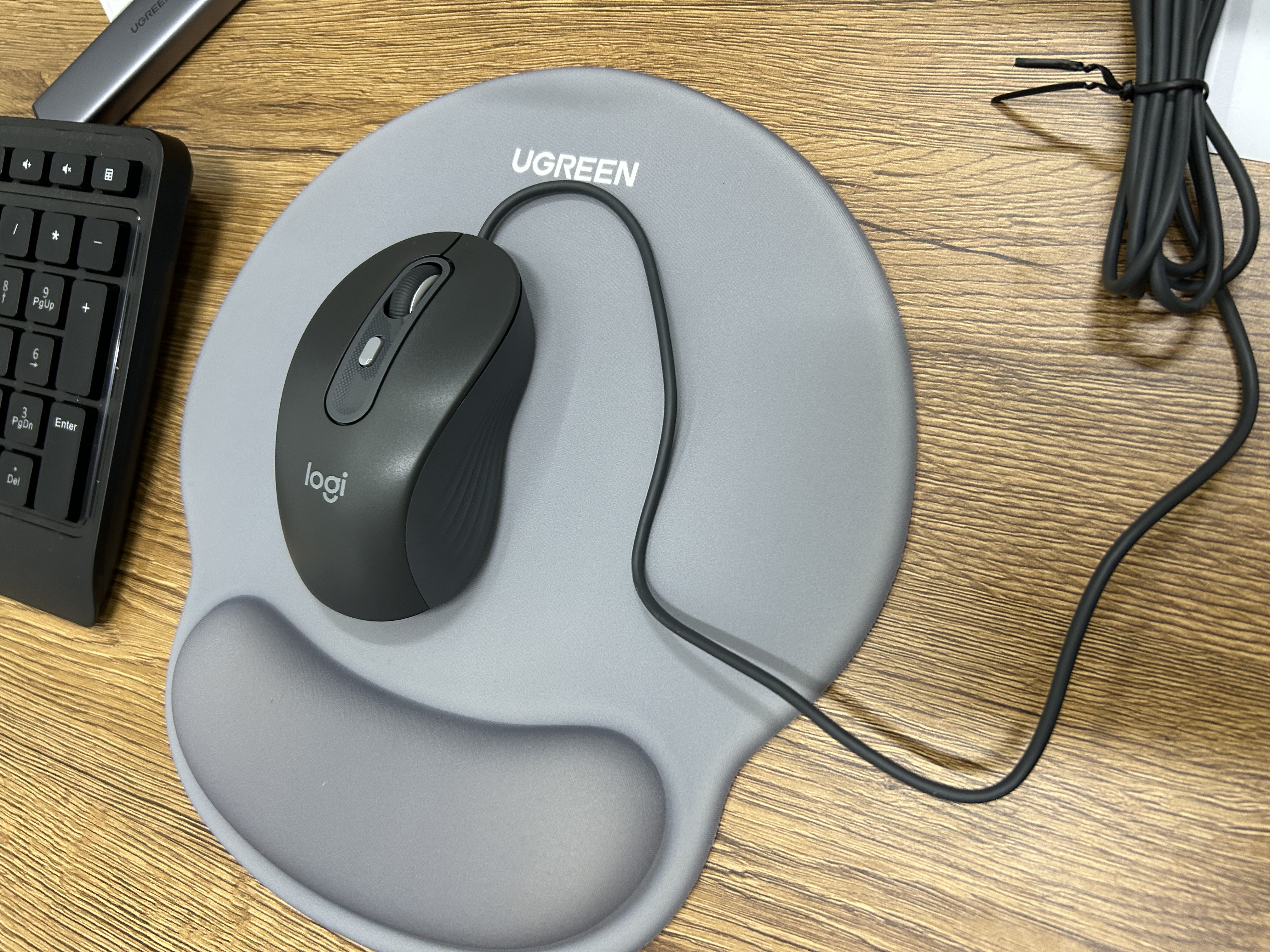 罗技（Logitech）罗技M520 商用有线办公鼠标 轻音鼠标 家用办公 电脑笔记本 左右手通用 Typec连接线 2年质保 实拍图