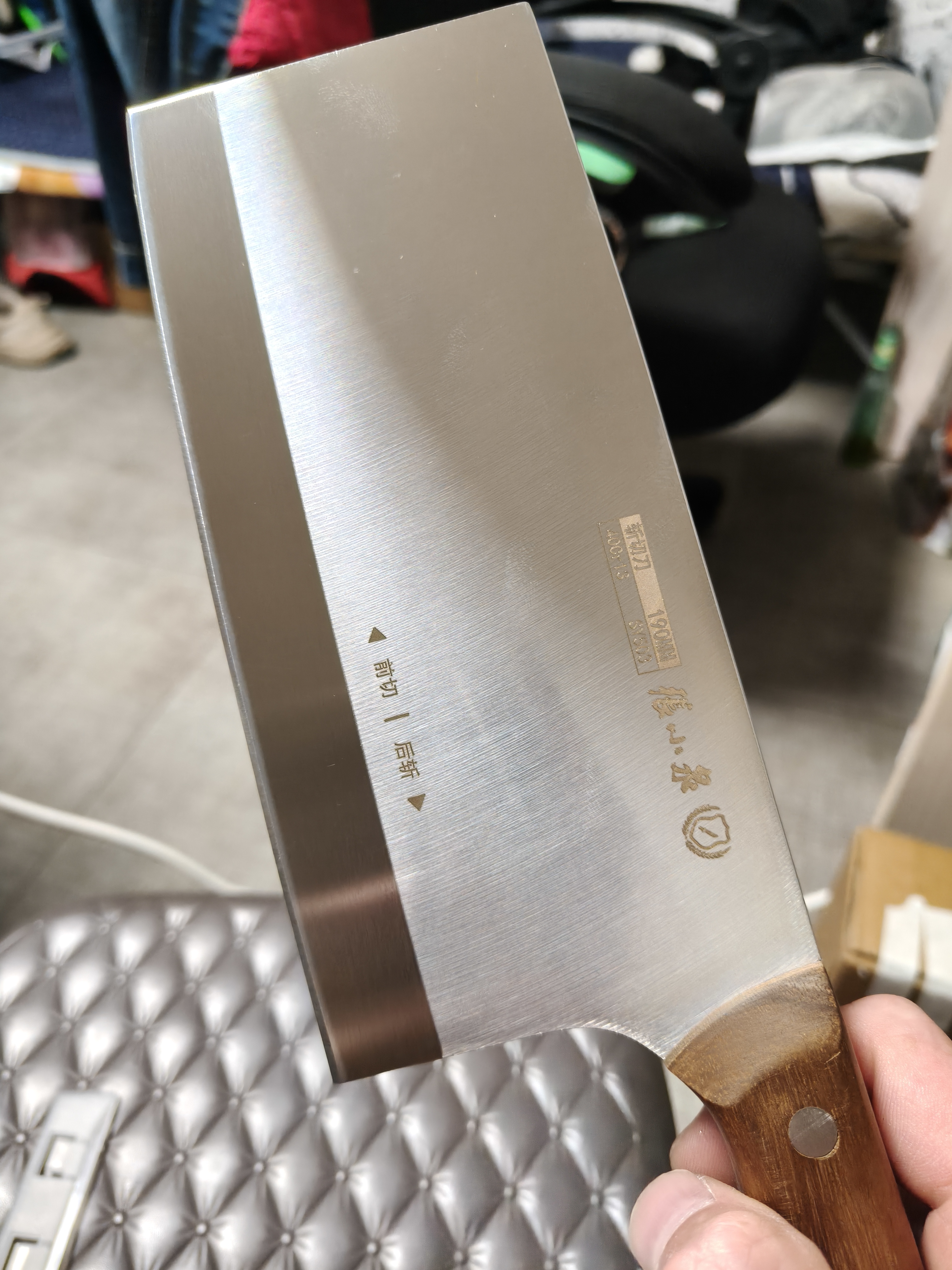 张小泉古韵匠作厨房家用厨房刀具切锋利菜刀 切片刀 菜刀 斩骨斩切刀 实拍图