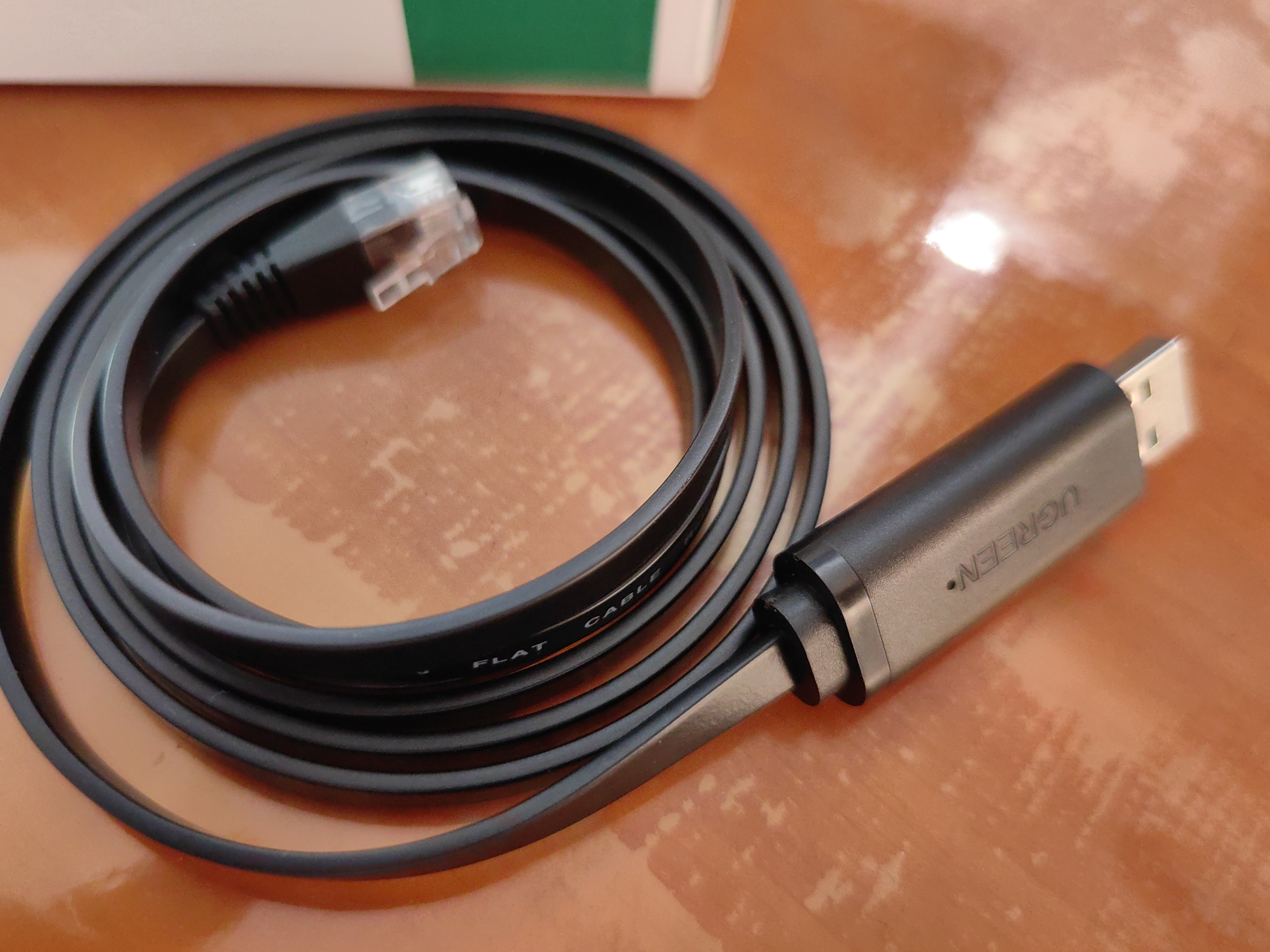 绿联Console调试线USB转RJ45控制串口交换机配置线转换线适用华为腾达TP-LINK小米路由器 1.5米 50773 实拍图