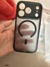 卡莱澳【肤感磁吸】适用iPhone17pro手机壳 苹果17pro保护套 磁吸无线充电磨砂防摔软边保护套 黑色 实拍图