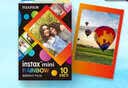 INSTAX富士instax立拍立得 mini相纸 彩虹单包10张+磁吸二合一相框 实拍图