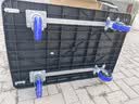 乐优佰易 小推车平板车手推车 90*60cm5寸TPR轻音耐磨四管1000斤 装修小拖车搬运手拉车折叠 实拍图