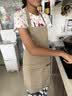 光多拉防水围裙厨房防油污家用做饭无袖帆布工作服男士女士家务清洁卡其 实拍图