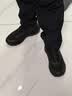百丽探途厚底增高健步鞋男26新旋钮扣耐磨休闲运动鞋 黑绒里-高帮 40 实拍图