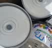 麦克赛尔（Maxell）CD-R光盘/刻录光盘 盘面可打印系列 空白光盘刻录盘光碟 52速700M 桶装50片 金融合规/教育课件 实拍图