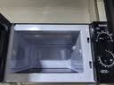 格兰仕（Galanz）家用微波炉20升机械大平板式易清洁均匀加热智能小型迷你速热杀菌旋钮操作简单便捷B1 2026新款优选 黑色 实拍图