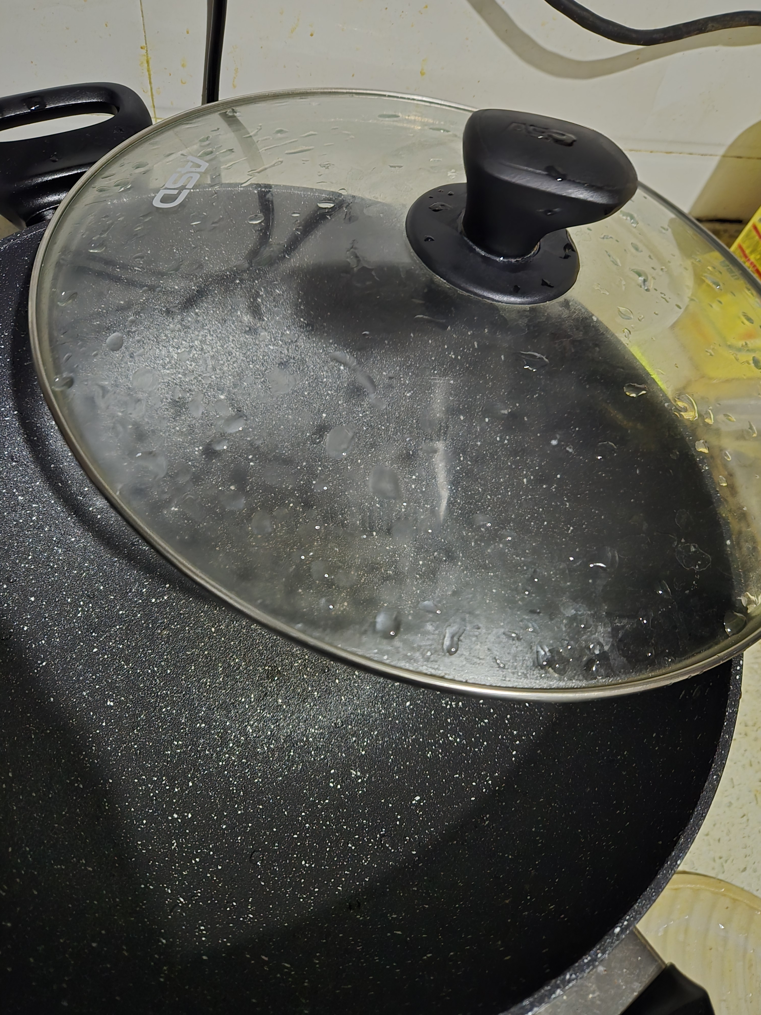 爱仕达（ASD）炒锅麦饭石色不粘平底轻量炒菜锅燃气电磁炉通用32cmCL32S31WG 实拍图