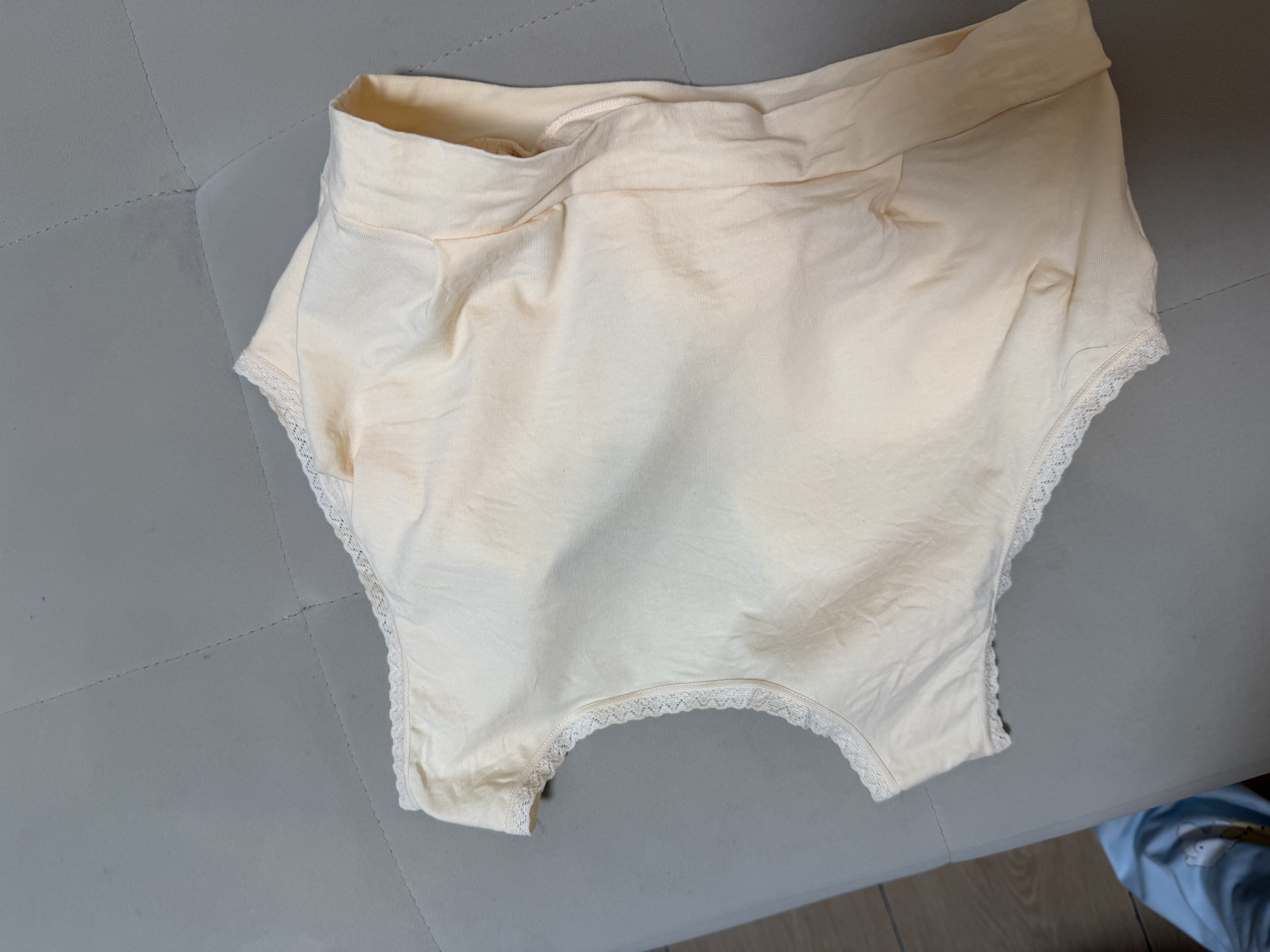 贝莱康(Balic) 哺乳内衣背心 孕产妇产后薄款无钢圈喂奶 米色 L码 实拍图
