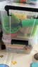 禧天龙直角收纳箱加厚塑料衣物玩具搬家整理箱大号 20L透明3个装 实拍图