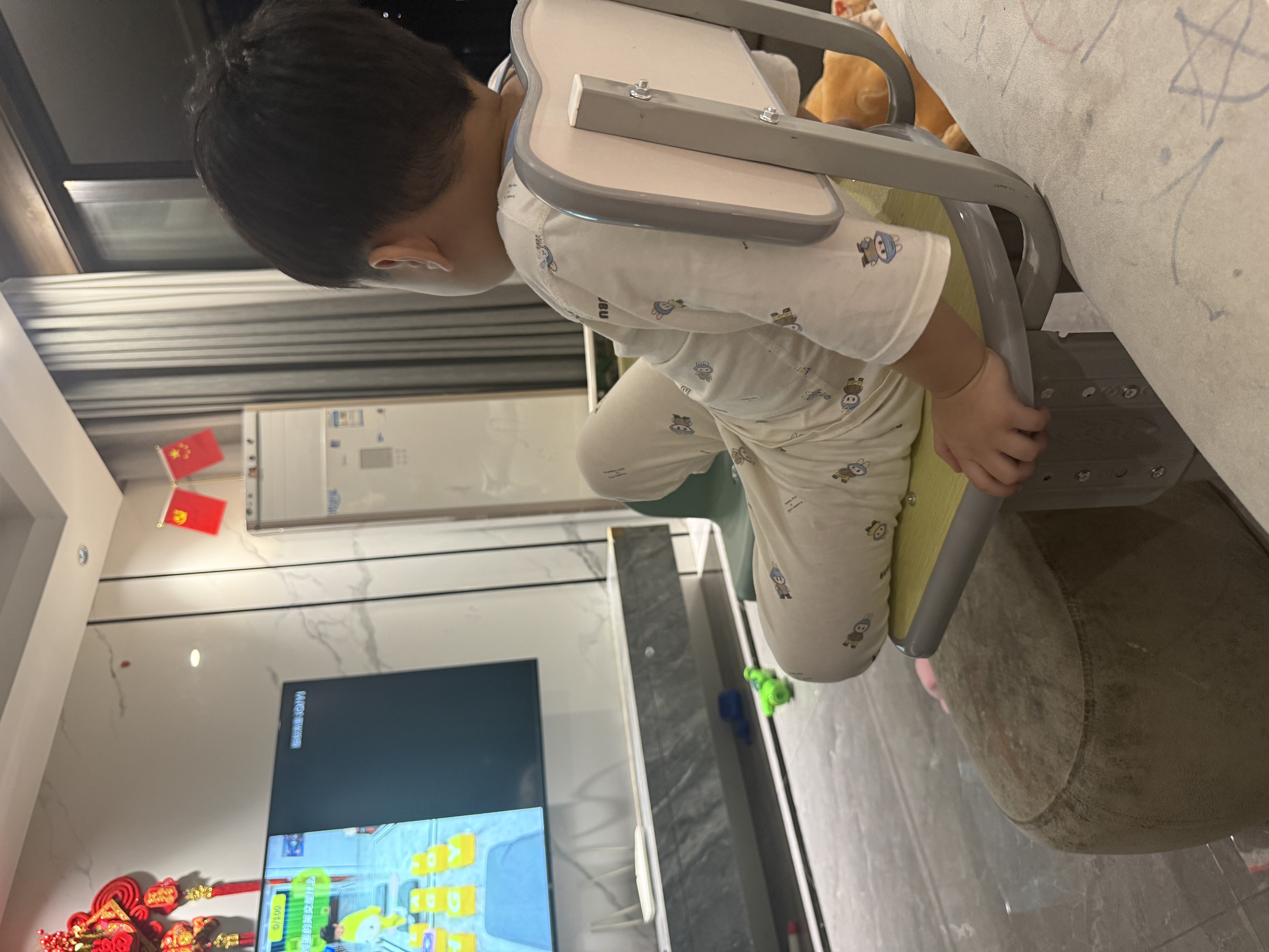 树浩儿童学习桌椅套装调节升降小学生家用课桌学校同款多功能写字书桌 实拍图