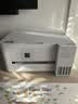 爱普生（EPSON）【6代新品】L4356墨仓式彩色无线AI学习打印机一体机家用办公  L4266升级版[自动双面 液晶屏 白] 实拍图
