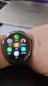 华为HUAWEI WATCH 5 46mm高端款航天级钛合金表壳木星棕素皮复合表带eSIM通话手表 实拍图