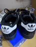 阿迪达斯（adidas）三叶草男女儿童经典贝壳头板鞋 LA1391黑色【JH9977升级款】 实拍图