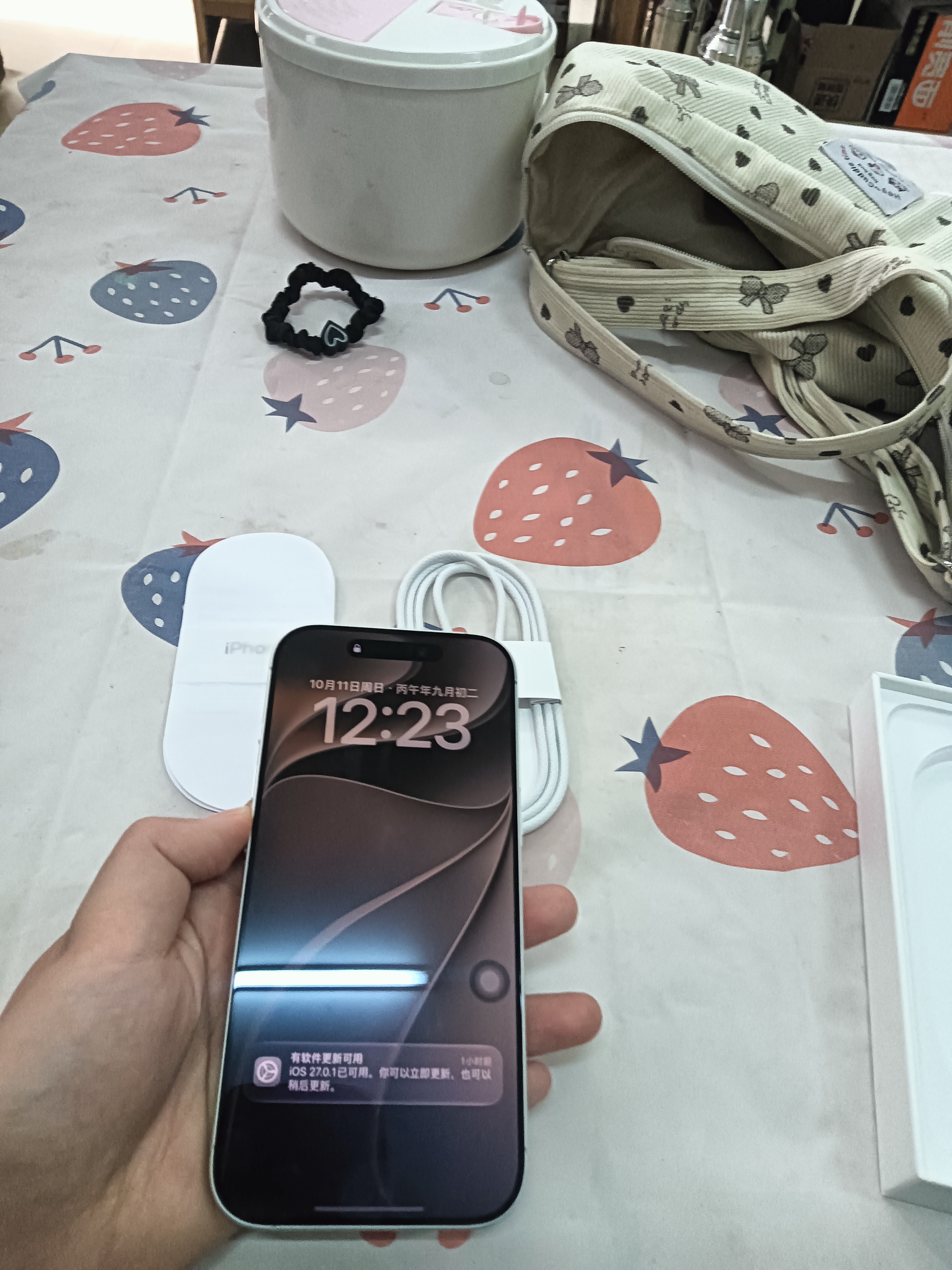 Apple/苹果【需签收激活】iPhone 17 256GB 白色 支持移动联通电信5G 双卡双待手机 实拍图