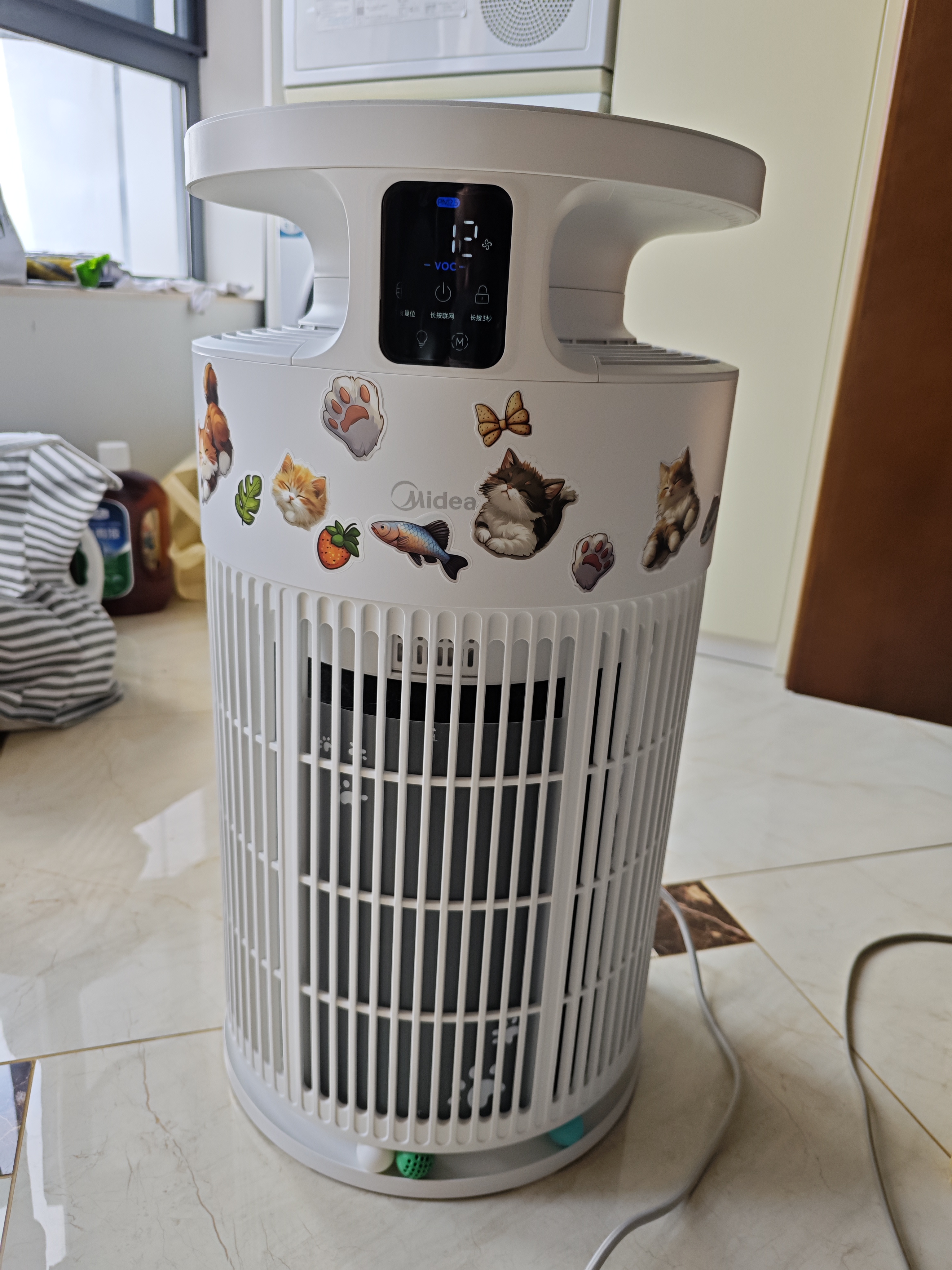 美的家用宠物空气净化器 吸猫毛除过敏源猫猫搭子猫毛净化器杀菌消毒除猫狗异味 卫健委备案 小怪兽PET500【宠物专享】 实拍图