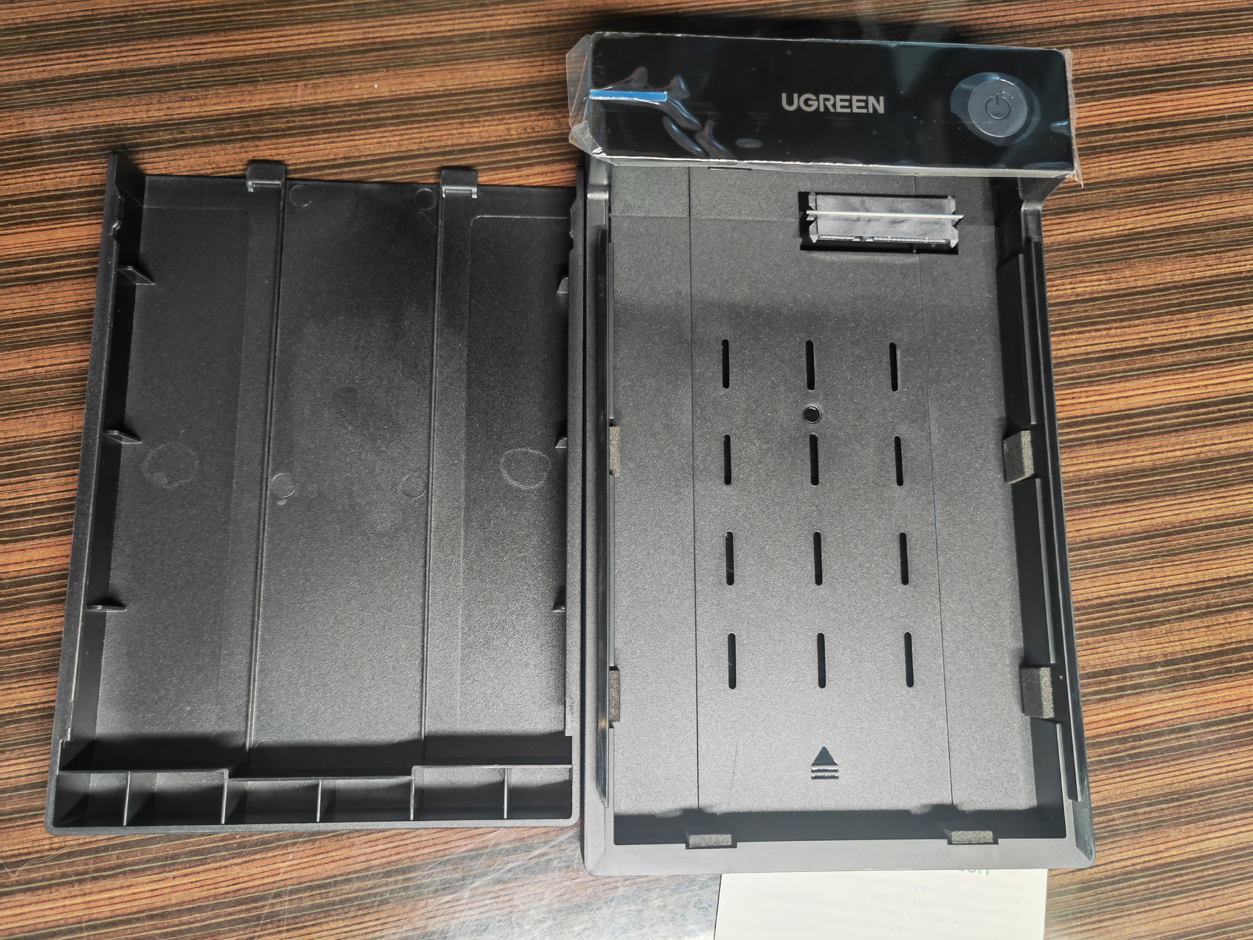 绿联 USB3.0移动硬盘盒2.5/3.5英寸Type-C固态硬盘盒 适用SATA串口台式机笔记本电脑固态机械SSD外置盒 USB3.0款【5Gbps】 实拍图