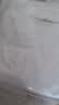 Mr.Bu布先生明星同款男士长袖T恤春秋季小白T情侣内搭打底衫纯色衣服 圆领-皓月白 XL (180) 实拍图